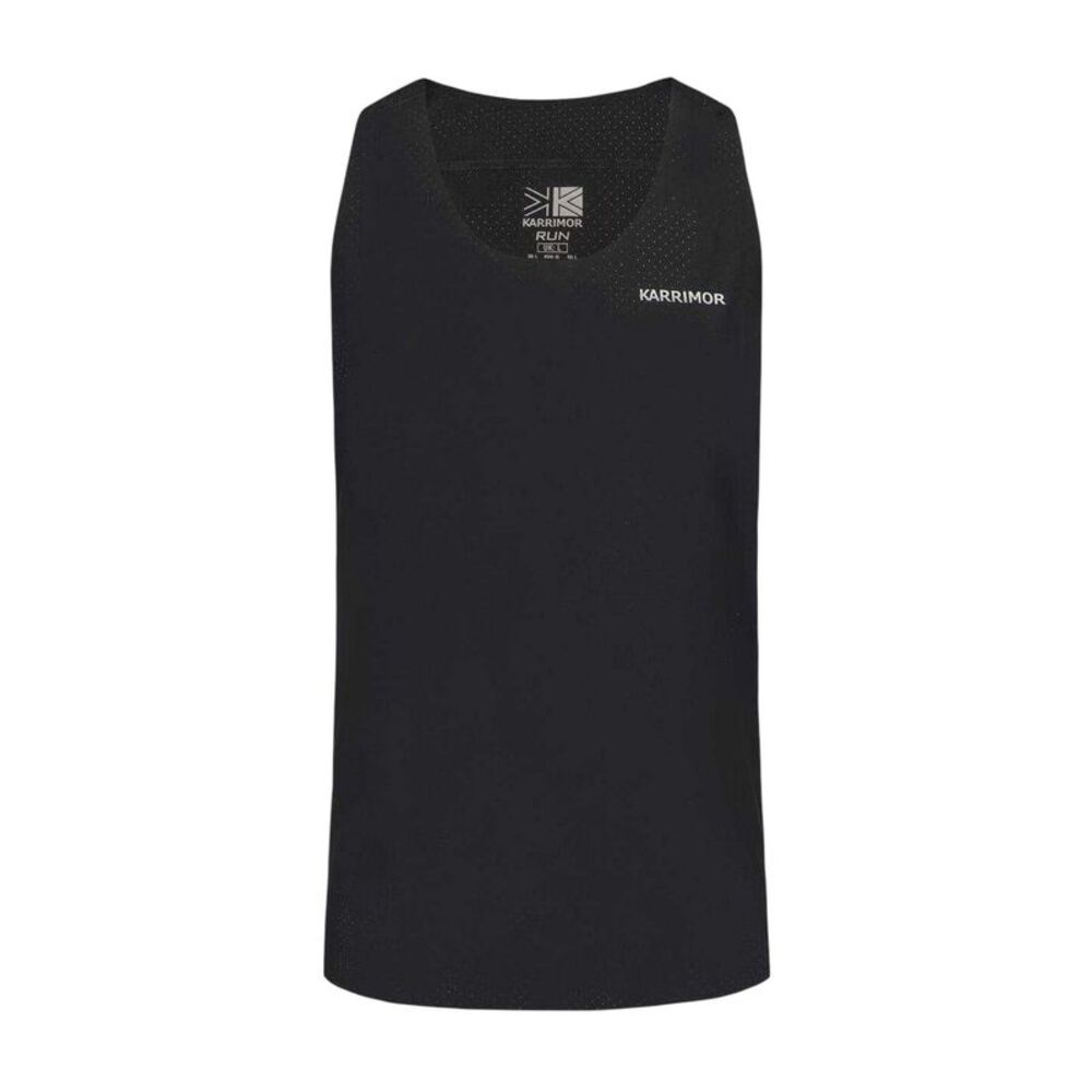 Karrimor Mens Lightweight Sleeveless Gym Tank Top / Black